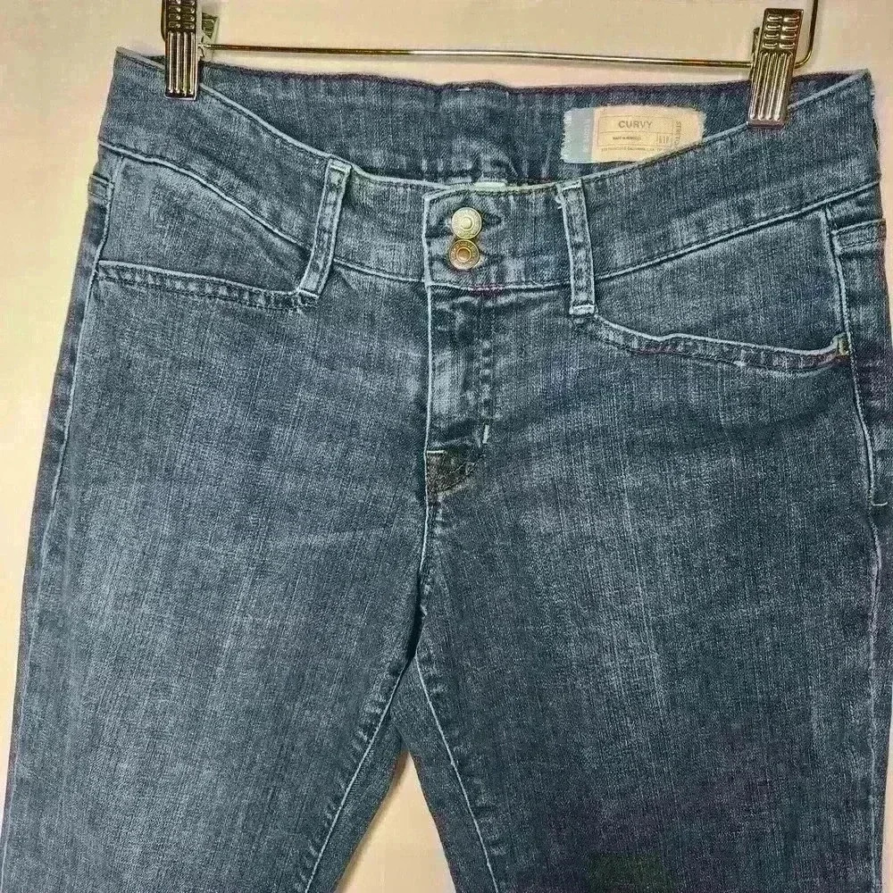 Gap women's curvy stretch medium wash mid rise bootcut jeans size 6 - Picture 7 of 8